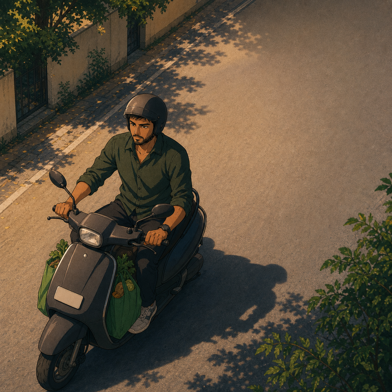 Artwork for Sunday Groceries on the Scooter